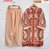 Aasha Designer Aasha Designer Modal Satin Print Readymade Co-ord Set