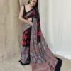 Sf Devsena a Japan Satin Digital Printed Saree
