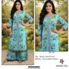 Hoor Tex Imported Rayon Satin Printed Readymade Co-ord Set