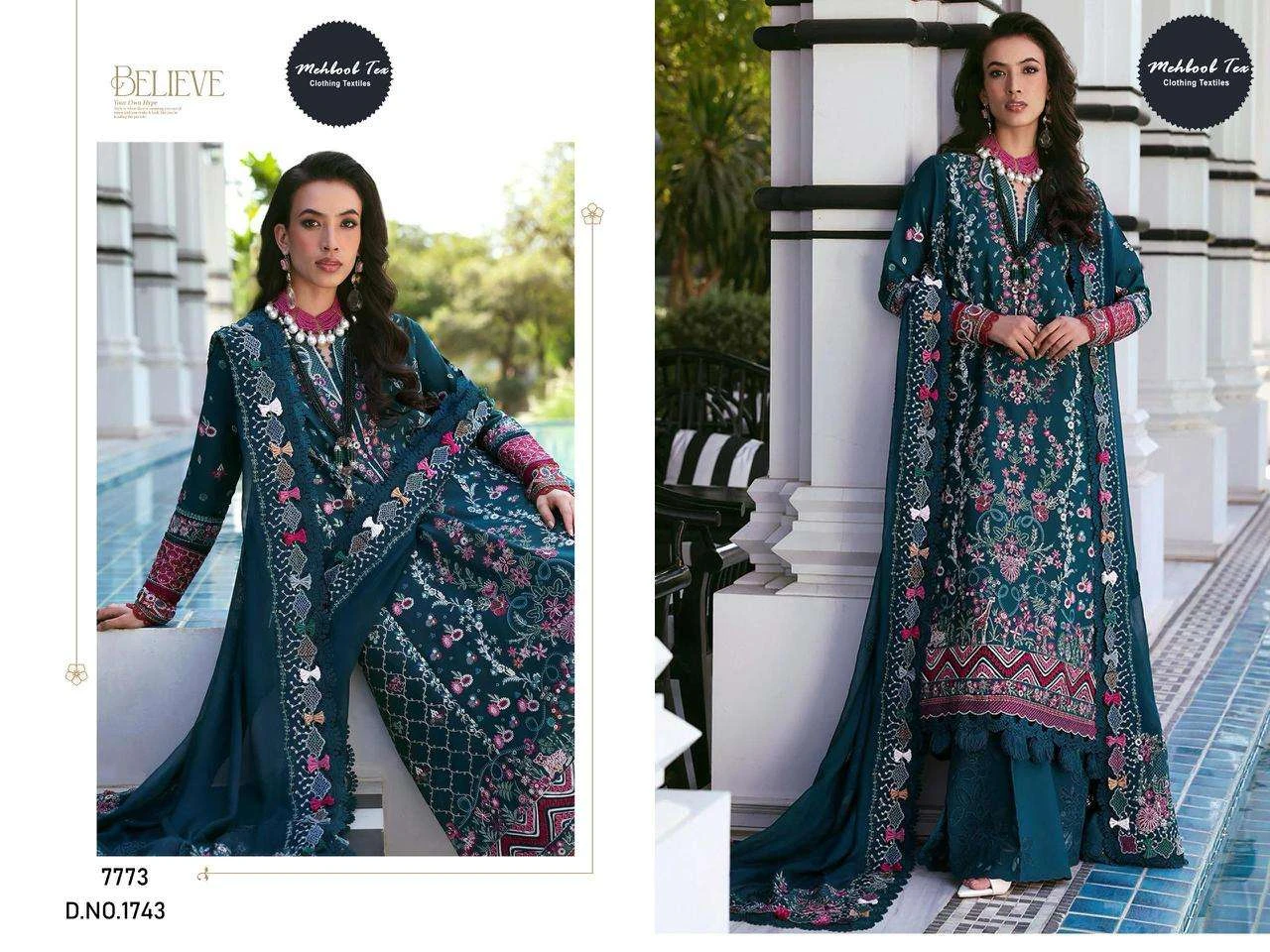 Mehboob Tex Design No – 1743-1744