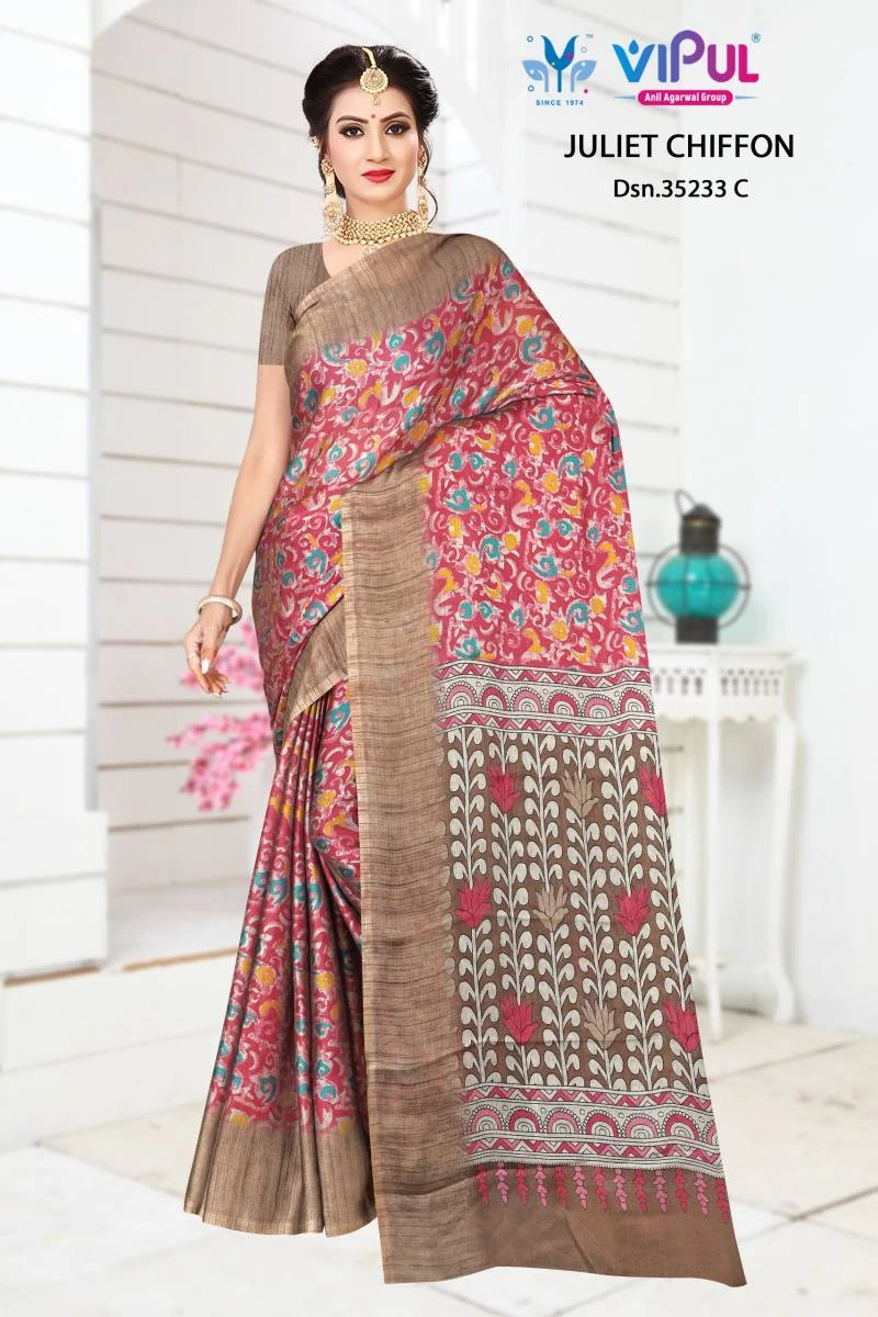 Vipul Juliet Chiffon 35233 a to D