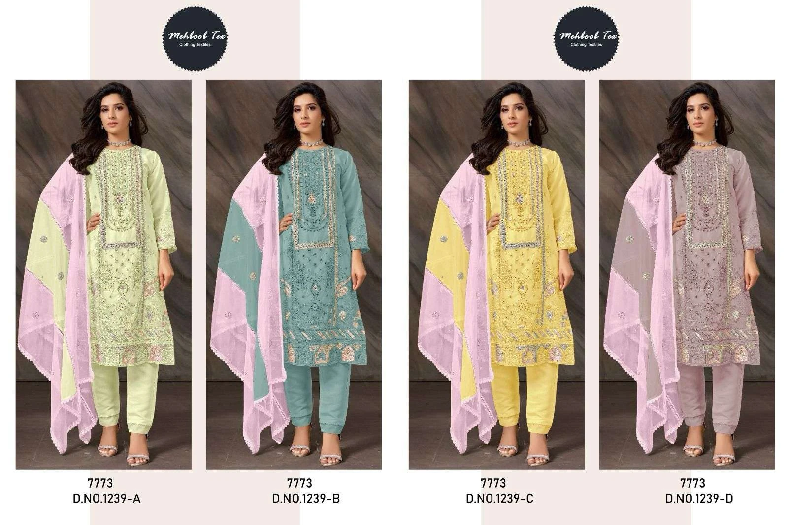 Mehboob Tex Design No – 1239 Abcd